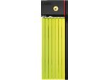 Faltschloss ABUS "uGrip Bordo 5700", grün (limette), SicherheitsschlösserL:80cm, Stahl, mit Halterung - 80 cm Länge, L:80cm