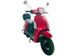 Motorroller GT UNION "Massimo 25", rot (rot, schwarz), Motorroller, mit Topcase, 25 km/h, Luftgekühlter Motor, B:67cm H:115cm L:189cm