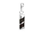 Kettenanhänger OSTSEE-SCHMUCK "Ostsee-Schmuck Anhänger Karoline Anhänger Karoline", weiß, Schmuckanhänger, Damen, 31 x 6mm, Silber 925 (Sterlingsilber), 3,1 g, Kettenanhänger