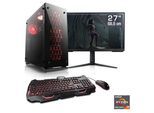 CSL Gaming-PC-Komplettsystem "HydroX V28327", Energieeffizienz: F (A-G), schwarz, Microsoft Windows 11 Home (64 Bit), 32 GB RAM 1.000 GB SSD, Computer_Komplettsysteme
