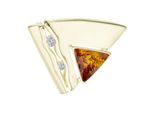 Kettenanhänger OSTSEE-SCHMUCK "Ostsee-Schmuck Anhänger Gleiter-Benita Anhänger Gleiter-Benita", gelb, Schmuckanhänger, Damen, 23 x 19mm, Gelbgold 585, 4,4 g, Kettenanhänger