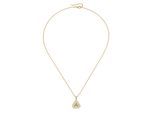 Kette mit Anhänger SMART JEWEL "Anhänger mit Zirkonia und Zierstein, Silber 925", grün, Halsketten, Damen, 45cm, Silber 925 (Sterlingsilber)
