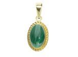 Kettenanhänger OSTSEE-SCHMUCK "Ostsee-Schmuck Anhänger Julie Anhänger Julie", gelb, Schmuckanhänger, Damen, 22 x 11mm, Gelbgold 333, 1,6 g, Kettenanhänger