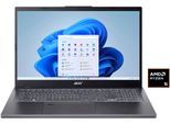 ACER Notebook "Aspire 15", grau (steel grau), 16 GB RAM 512 GB SSD, Ryzen 5, Windows 11 Home, Notebooks