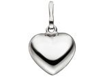 Herzanhänger JOBO "Anhänger Herz", silber (silber 925), Schmuckanhänger, Damen, Silber 925 (Sterlingsilber), 925 Silber