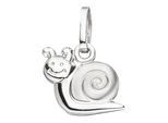 Kettenanhänger JOBO "Anhänger Schnecke", silber (silber 925), Schmuckanhänger, Damen, Silber 925 (Sterlingsilber), Kettenanhänger, 925 Silber