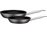 Pfannen-Set GSW "Avanti", grau (schwarz, edelstahlfarben), Ø:28cm, Pfannen, Induktion
