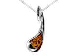 Kette mit Anhänger OSTSEE-SCHMUCK "Ostsee-Schmuck Kette mit Anhänger Jeanne" Gr. 42, silber, Halsketten, Damen, 42cm, Silber 925 (Sterlingsilber), L: 42