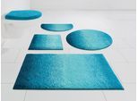 Badematte GRUND "Mistral" Gr. 5, blau (türkis), H:20mm, Kunstfaser, Badematten, Badematte, meliertes Design, Ombré-Look, auch als 3 teiliges Set, Made in Europe