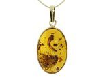 Kette mit Anhänger OSTSEE-SCHMUCK "Ostsee-Schmuck Kette mit Anhänger Classic 24x16" Gr. 50, gold, Halsketten, Damen, 50cm, Gelbgold 333, L: 45