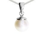 Kette mit Anhänger OSTSEE-SCHMUCK "Ostsee-Schmuck Kette mit Anhänger Ingrid 6" Gr. 50, silber, Halsketten, Damen, 50cm, Silber 925 (Sterlingsilber), L: 42