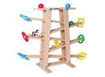 SpielMaus Holz Kugelbahn mit Rollelementen