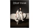 Poster REINDERS "Poster Billie Eilish When We All Fall Asleep, Where Do We Go?", schwarz (farbe bild(er): schwarz), B:61cm H:91,5cm, Papier, Bilder, Poster