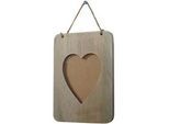 MCW Bilderrahmen Shabby-Look rechteckig Grau , Holz , 13x26x2 cm , Bilder & Rahmen, Bilderrahmen, Holzrahmen