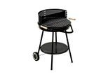 Holzkohlegrill LANDMANN "- 66.5 cm", schwarz, B:81cm H:68cm T:68cm, Grills, Holzkohlegrill, Rundgrill