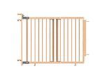Baby Dan Treppenschutzgitter , Naturfarben , Holz , Buche , massiv , 114x80.5 cm , Fsc, Made in EU, Europäischer Sicherheitsstandard , Verlängerung