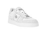 Philipp Plein Low-Top Sneaker - Lo-Top Turnschuhe Cocco Crocco Print - Gr. 36 (EU) - in Weiß - für Damen