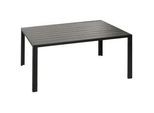 MCW Alu-Esstisch rechteck Anthrazit , Metall , rechteckig , 140x72x80 cm , Gartenmöbel, Gartentische, Gartentische