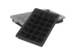 Intirilife Eiswürfelform 2er Set , Schwarz , Kunststoff , 13x2.5x18 cm , Essen & Trinken, Barausstattung