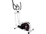 Crosstrainer CHRISTOPEIT SPORT "CT 3" Gr. 1, rot (weiß, schwarz, rot), Crosstrainer, ohne Unterlegmatte, 100 kg max. Benutzergewicht, 8 Widerstandsstufen, B:66cm H:152cm L:111cm