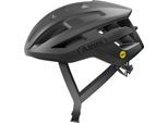 Fahrradhelm ABUS "POWERDOME MIPS" Gr. M, schwarz (mattschwarz), Helme, M Kopfumfang: 54cm - 58cm, matt