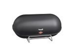 Wesco Brotkasten Breadboy, Schwarz, Metall, oval, 44.3x21x23 cm, lebensmittelecht, Küchenzubehör, Brotkästen & -Körbe