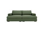 Bigsofa, Grün, Textil, 2-3-Sitzer, Füllung: Schaumstoff, 218x80x158 cm, Stoffauswahl, Wohnzimmer, Sofas & Couches, Sofas, Bigsofas