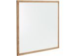Spiegel MCA LIVING "Araya Spiegel,Flurspiegel,Wandspiegel,Garderobenspiegel,Breite 79 cm", braun (eichenfarben), B:79cm H:79cm T:2cm, Massivholz, Spiegelglas, Spiegel, Rahmen aus Massivholz, FSC-Mix, Made in Europe