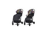 Lorelli Kinderwagen Buggy Minori faltbar PU-Räder Getränkehalter Fußabdeckung grau