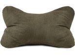 Nackenkissen GÖZZE "Cord Lesekissen Capri", dunkelgrün, B:40cm H:19cm L:25cm, Polyester, Funktionskissen