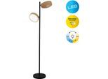 NÄVE LED Stehlampe "Tessa", beige (natur), 2, H: 165cm, 1 Stk., Leuchten, stufenlos dimmbar per Tastschalter, CCT-Funktion, Zuleitung ca. 180cm, LED Stehlampe