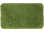 Badematte GÖZZE "»DELUXE«", grün (dunkelgrün), rechteckig (60cm x 100cm ), 1 Stk., Polyester, Badematten, Badematte, mit extra hohem Flor