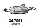ASSO Endschalldämpfer 347091 für Vaughall Opel