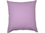 Kissenbezug JANINE "PIANO 0125 31 80x80", lila (flieder), B:80cm L:80cm, Mako-Soft-Seersucker, Seersucker, Kissenbezüge, Kissenbezug, mit Reissverschluss