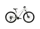 Mountainbike KROSS "Damen Hardtail Lea 5.0" Gr. 43, grau (grau, schwarz), Fahrräder, 43cm, 27,5+ Zoll (69,85cm) hinten: 27,5+ Zoll (69,85cm)