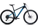 Mountainbike GHOST "Nirvana Tour SF Universal" Gr. 49, blau (dunkelblau, hellblau), Fahrräder, Damen, 49cm, 29 Zoll (73,66cm), für Damen und Herren, Kettenschaltung