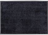 Fußmatte "Miami Uni" Gr. 15, grau (anthrazit), B:50cm H:7mm L:70cm, Kunstfaser, SCHÖNER WOHNEN-KOLLEKTION, Teppiche, Fußmatte, Schmutzfangmatte, waschbar