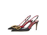 Valentino Garavani Pumps & High Heels - Sling Back - Gr. 37 (EU) - in Schwarz - für Damen