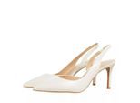 Michael Kors Hohe Schuhe - Alina Flex Sling Pump - Gr. 37 (EU) - in Creme - für Damen