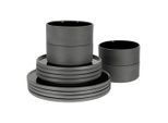 Connubia Tafelservice, Schwarz, Keramik, 12-teilig, Essen & Trinken, Geschirr, Geschirr-Sets, Tafelservice