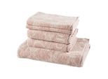 Joop! Frottierset, Rosa, Textil, 5-teilig, Abstraktes, Oeko-Tex® Standard 100, saugfähig, Aufhängeschlaufe, strapazierfähig, angenehm weich, hochwertige Qualität, Badtextilien, Handtuch-Sets