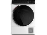 SHARP Wärmepumpentrockner "KD-WNHB0S9GWC-DE", Energieeffizienz: C (A-G), weiß, B:59,6cm H:84,5cm T:60,9cm, Trockner, 10kg / +WIFI / EEK C / 2 Tasten / XXL-Tür voll-schwarz / Weiß