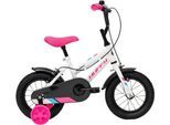 Kinderfahrrad HUFFY "So Sweet" Gr. 20, weiß, Fahrräder, Kinder, 20cm, 12 Zoll (30,48cm) hinten: 12,5 Zoll (31,75cm)