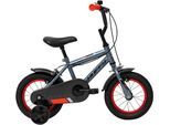 Kinderfahrrad HUFFY "Pro Thunder" Gr. 20, grau, Fahrräder, Kinder, 20cm, 12 Zoll (30,48cm) hinten: 12 Zoll (30,48cm)
