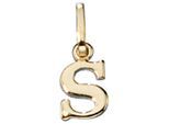 Buchstabenanhänger JOBO "Anhänger Buchstabe", gold (gelbgold 333), Schmuckanhänger, Damen, S, Gelbgold 333, 333 Gold