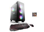 CSL Gaming-PC "Theseus V24602", schwarz, Microsoft Windows 11 Home (64 Bit), 64 GB RAM 2.000 GB SSD, Desktop-PCs