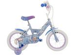 Kinderfahrrad HUFFY "14-Zoll Disney Frozen Fahrrad" Gr. 24, weiß, neutral, Fahrräder, Kinder, 24cm, 14 Zoll (35,56cm) hinten: 14 Zoll (35,56cm)