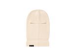 Sturmhaube ALPHA INDUSTRIES "Label Balaclava", Gr. onesize, weiß (jet stream weiß), Shell: 47% Viscose. 30% Nylon. 23% Polyester, Mützen