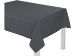 Tischdecke ADAM "Uni Collection" Gr. 1, blau (dunkelblau), B:80cm L:80cm, Bio-Baumwolle, Tischdecken, Tischdecke, aus 100% Bio-Baumwolle