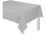 Tischdecke ADAM "Uni Collection Light" Gr. 2, grau (hellgrau), B:120cm L:120cm, Bio-Baumwolle, Tischdecken, Tischdecke, aus 100% Bio-Baumwolle